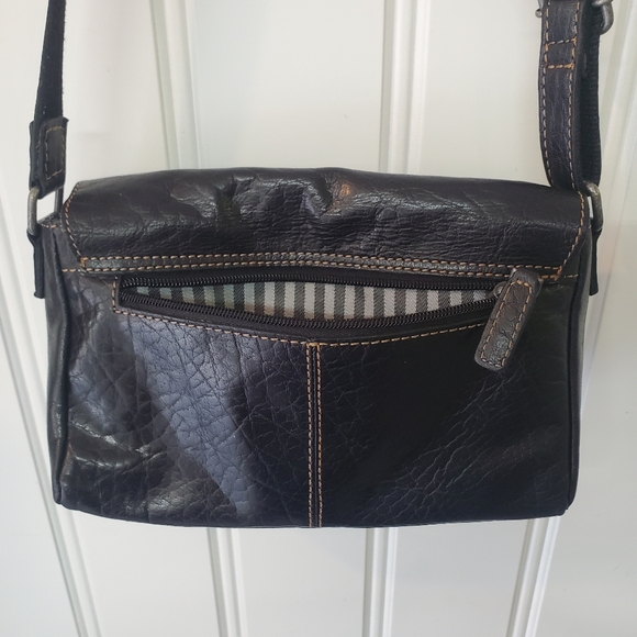 Black Leather Crossbody Purse 👛 - Picture 13 of 16